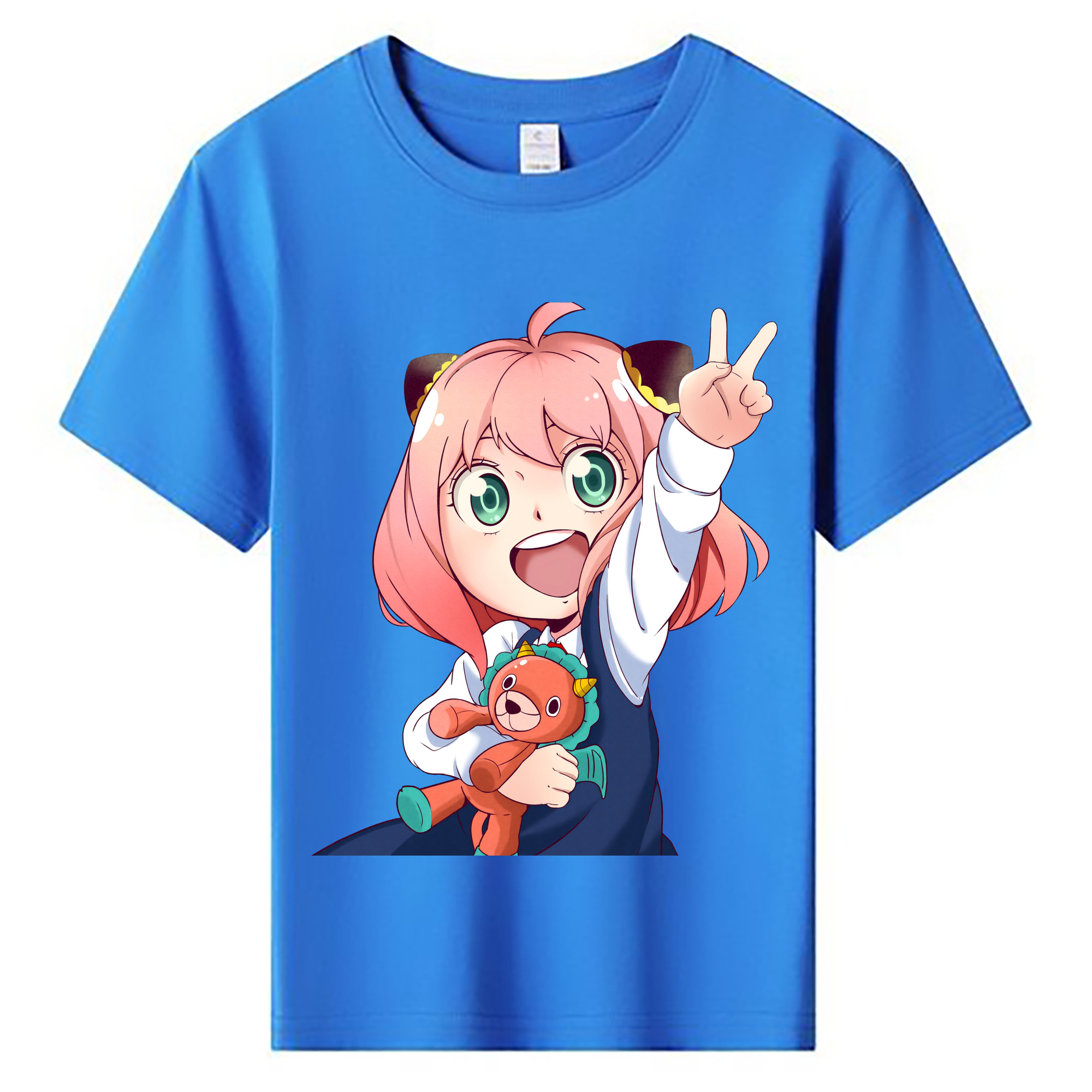 （画像用） SPY×FAMILY间谍家家酒 綿100％キッズTシャツ（フロントプリント）